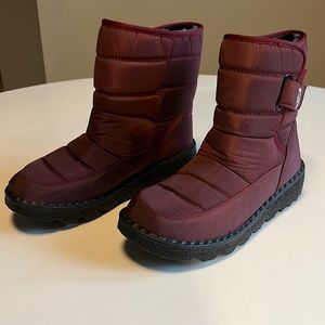 Burgundy Snow Boots